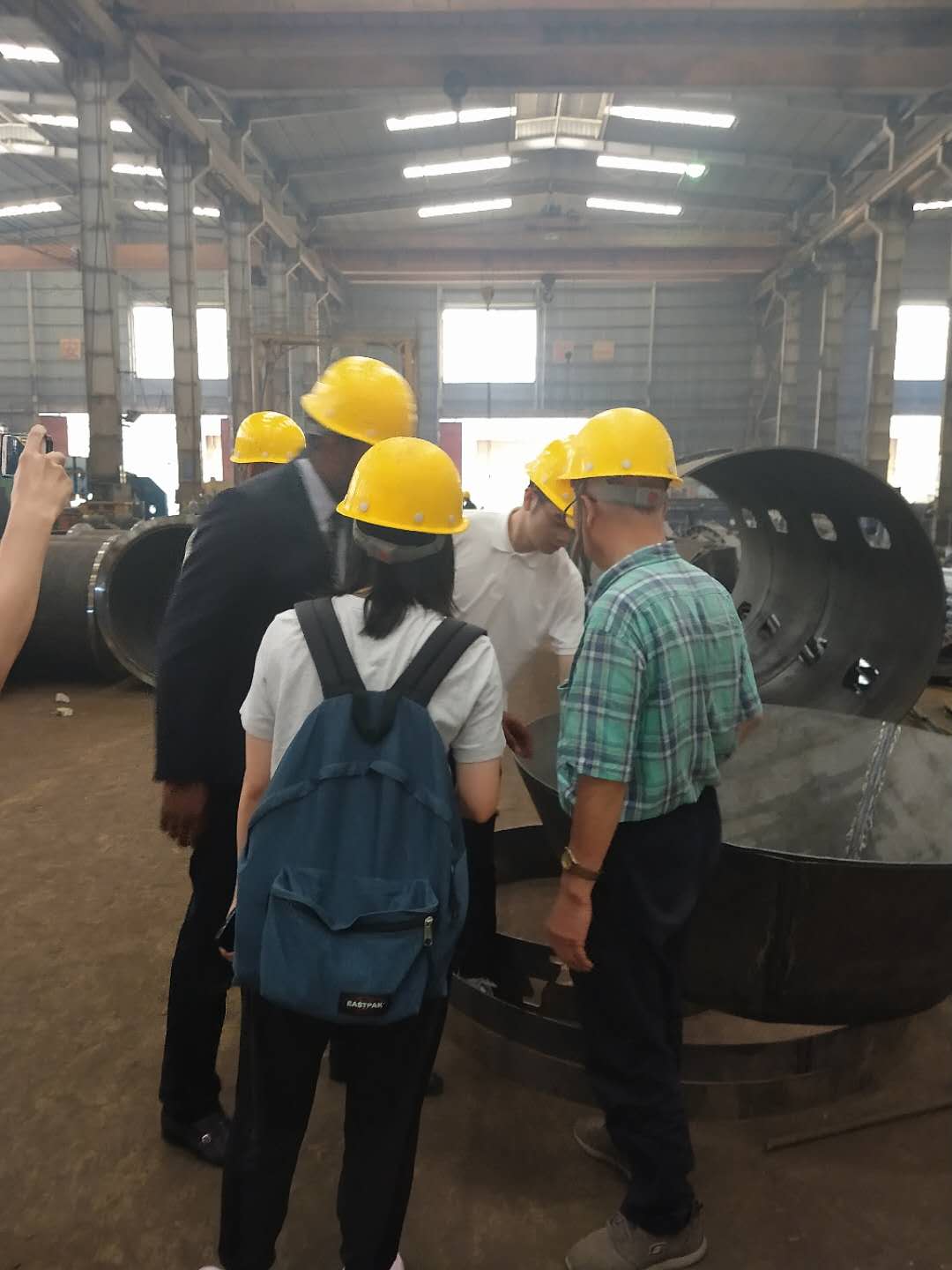 Inland Micro Fuels team reviewing extraction system