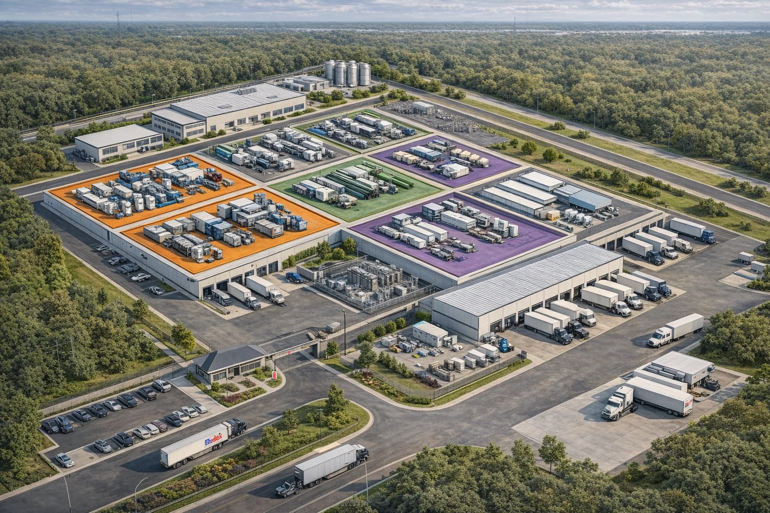 Industrial thermoplastics and process manufacturing environment